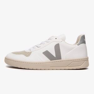 Veja V-10 Men’s White/Gray and Tan Sneakers